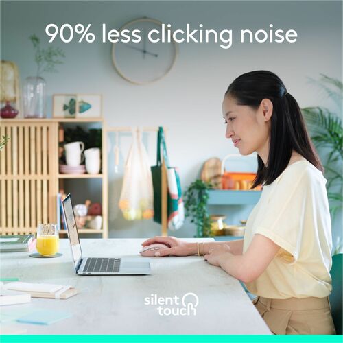 Logitech Signature M650 (Rosa) - Óptico - Inalámbrico