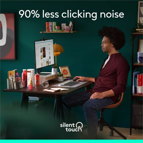 Logitech Signature M650 L Full Size Wireless Mouse - For Large Sized Hands, 2