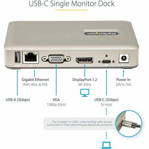 Station d'accueil USB-C StarTech.com, USB