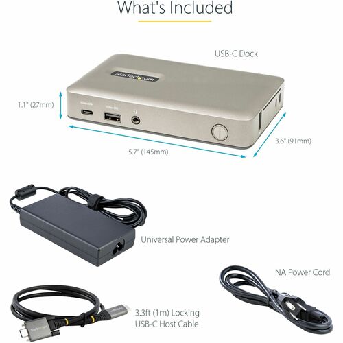 Station d'accueil USB-C StarTech.com, USB