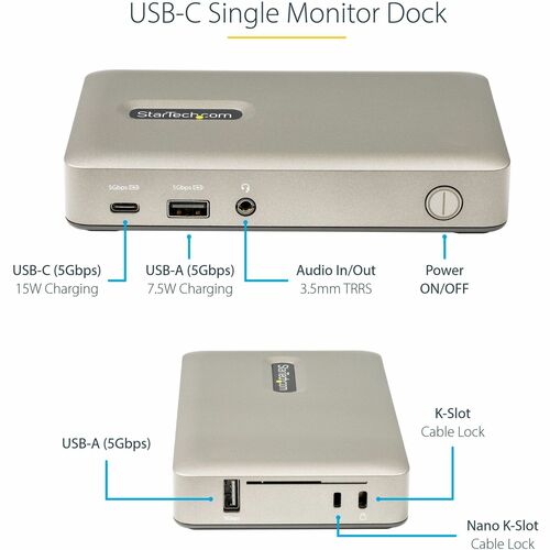 Station d'accueil USB-C StarTech.com, USB