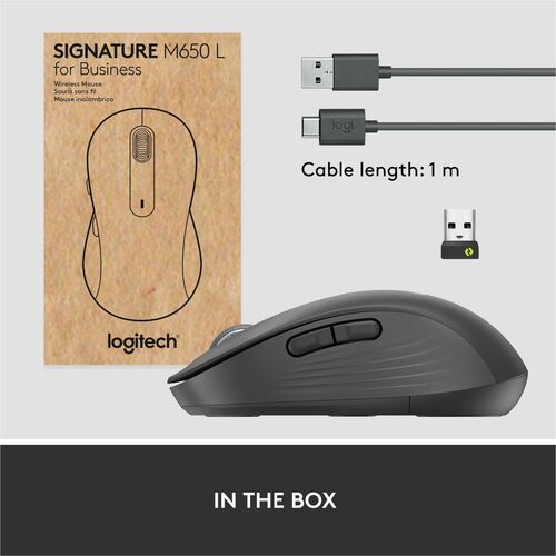 LOGITECH SIGNATURE M650L POUR ENTREPRISE GRAPHITE