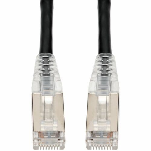 Câble Ethernet blindé en PVC noir AddOn de 2,1 m (7 pi) avec gaine à bulles anti-accroc RJ