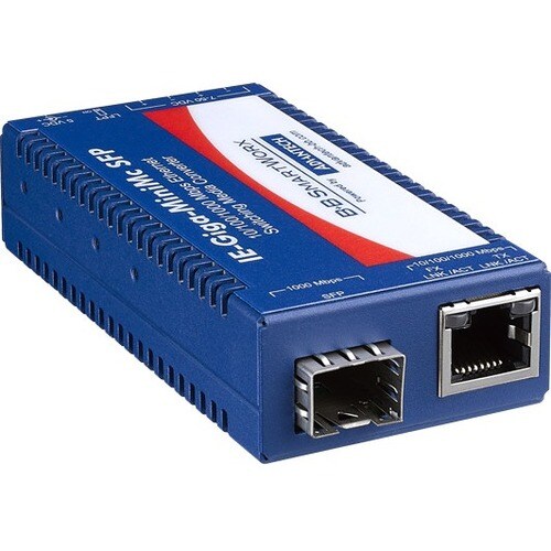 Convertidor de medios miniatura Advantech de 10/100/1000 Mbps con LFPT - 1 x Red (RJ