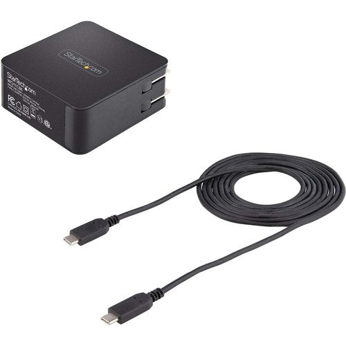 Chargeur mural USB C StarTech.com, PD 60 W avec câble de 1,8 m