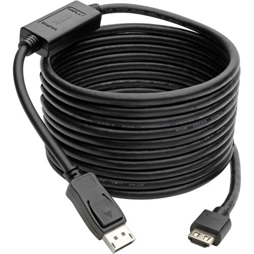 Cable de audio/video DisplayPort/HDMI P582-015-HD-V4A de Tripp Lite by Eaton - 4,57 m (15 pies)