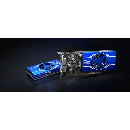 Carte graphique AMD Radeon Pro W6400 - 4 Go GDDR6 - Demi-hauteur - 7680 x