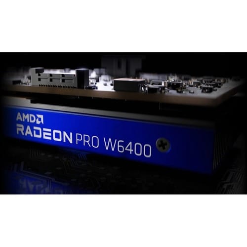 AMD Radeon Pro W6400 Graphic Card - 4 GB GDDR6 - Half-height - 7680 x