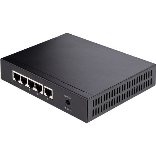 Switch 2.5G no administrado, 5 puertos, carcasa totalmente metálica, kit de pared sin ventilador