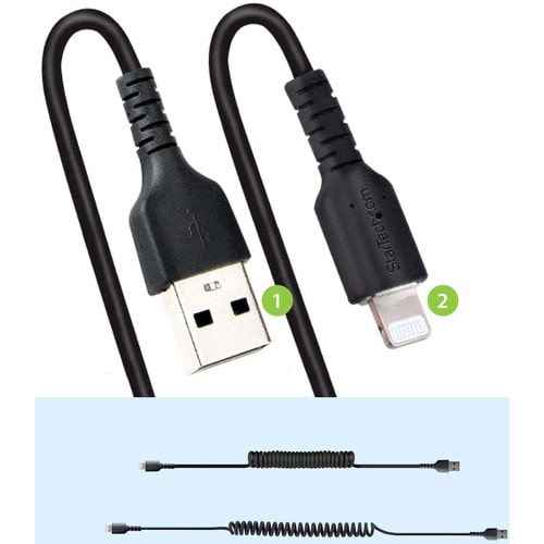 Câble USB vers Lightning StarTech.com de 1 m (3 pi), MFi