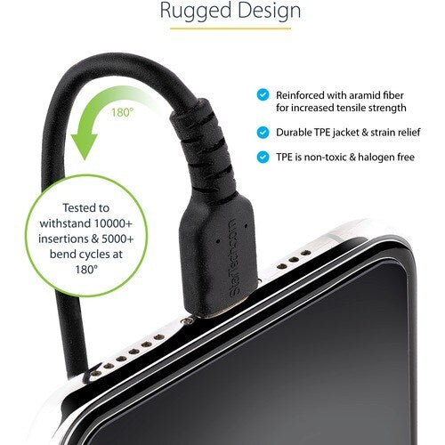 StarTech.com 50cm / 20in USB C to Lightning Cable,