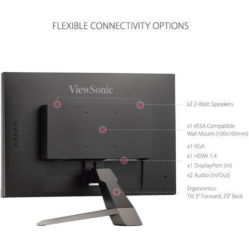 Moniteur LED Full HD ViewSonic Entertainment VX2267-MHD 22 pouces - 16:9