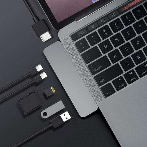 Concentrador USB-C 7 en 2 Hyperdrive Duo para MacBook Pro/Air