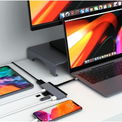 Concentrador USB-C 7 en 2 Hyperdrive Duo para MacBook Pro/Air
