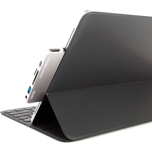 Concentrador USB-C 6 en 1 Hyperdrive para iPad Pro/Air Mini 6