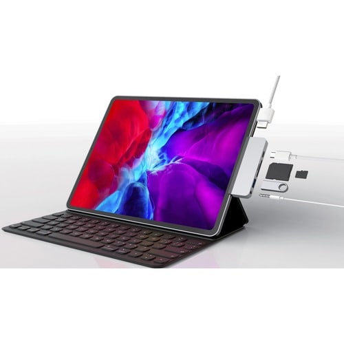 Concentrador USB-C 6 en 1 Hyperdrive para iPad Pro/Air Mini 6