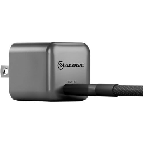 Cargador miniatura de GaN USB-C de potencia rápida Alogic de 30 W - 30 W - 120 V CA