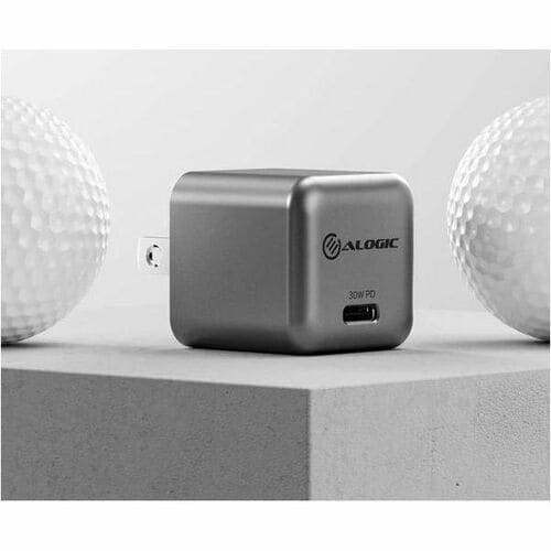 Cargador miniatura de GaN USB-C de potencia rápida Alogic de 30 W - 30 W - 120 V CA