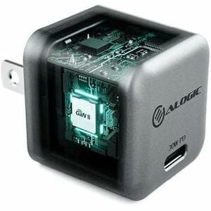 Cargador miniatura de GaN USB-C de potencia rápida Alogic de 30 W - 30 W - 120 V CA
