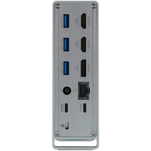 Station d'accueil VisionTek VT7100 triple écran 4K USB-C avec puissance de 100 W