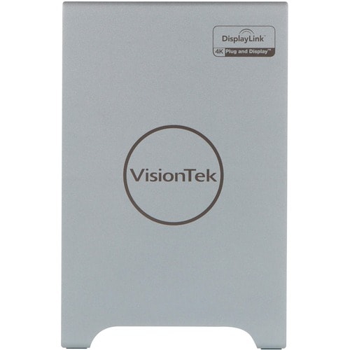 Station d'accueil VisionTek VT7100 triple écran 4K USB-C avec puissance de 100 W