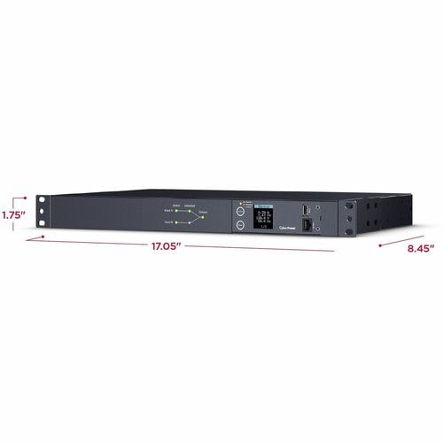 CyberPower Metered ATS PDU PDU24004 12-Outlets PDU - Metered - IEC 603