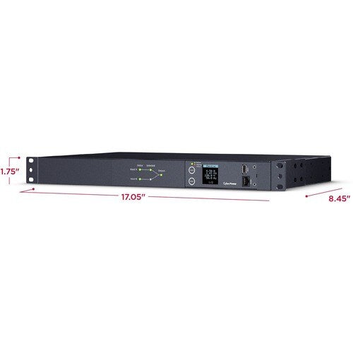 Cyber Power CyberPower ATS PDU24005 PDU 10 prises - Tranmission automatique mesurée
