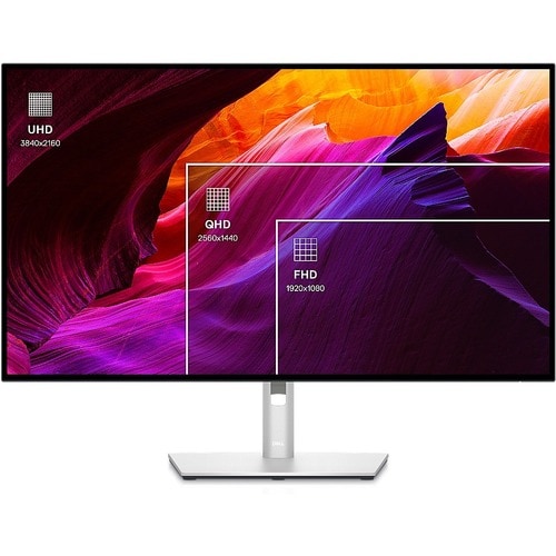 Monitor LCD Dell UltraSharp U2723QE de 27", 4K UHD, relación de aspecto 16:9, negro y plateado