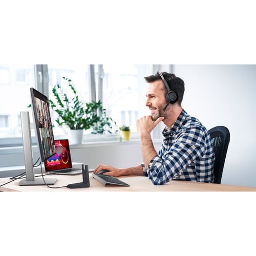 Monitor LCD Dell UltraSharp U2723QE de 27", 4K UHD, relación de aspecto 16:9, negro y plateado
