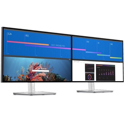 Monitor LCD Dell UltraSharp U2723QE de 27", 4K UHD, relación de aspecto 16:9, negro y plateado
