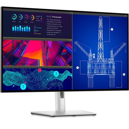 Monitor LCD Dell UltraSharp U3223QE de 32" 4K UHD - 16:9 - Negro, Plateado