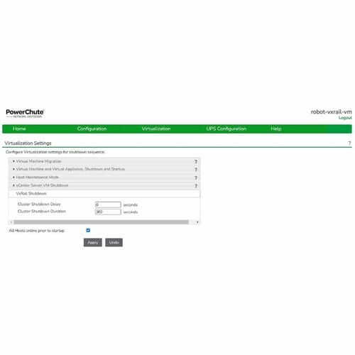 Licencia digital de APC by Schneider Electric, apagado de red PowerChute para Virtu