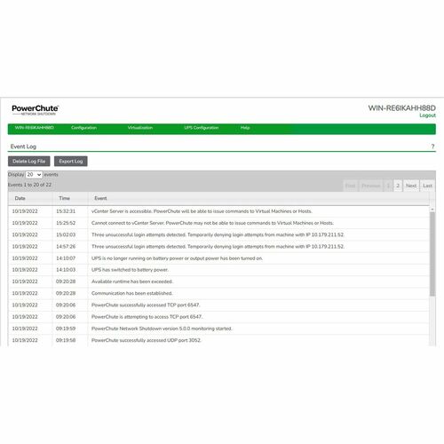 Licencia digital de APC by Schneider Electric, apagado de red PowerChute para Virtu