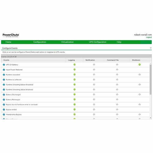 Licencia digital de APC by Schneider Electric, apagado de red PowerChute para Virtu