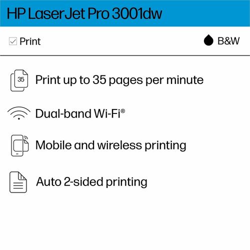 IMPRESORA LASERJET PRO 3001DW