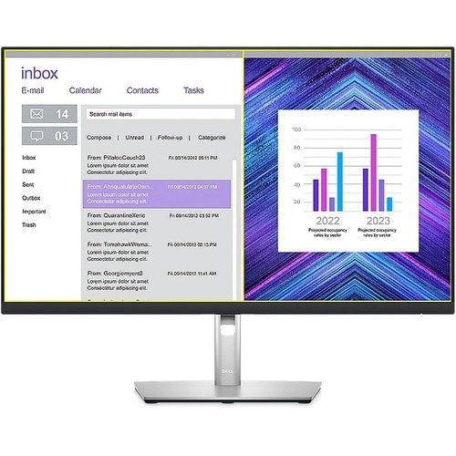 Monitor LCD Dell P2723QE de 27" con resolución 4K - 16:9 - Negro, Plateado