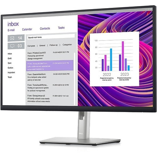 Monitor LCD Dell P2723D de 27" QHD - 16:9 - Negro, Plateado