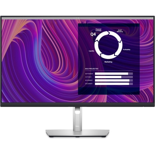 Monitor LCD Dell P2723D de 27" QHD - 16:9 - Negro, Plateado