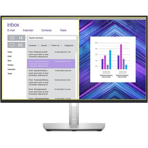 Monitor LCD Dell P2423D de 24" QHD - 16:9 - Negro, Plateado
