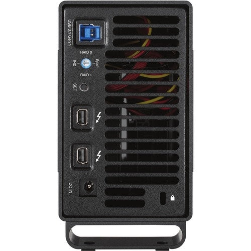 Disco duro externo Mercury Elite Pro de 32 TB con doble RAID, Thunderbolt 2 y USB 3.2