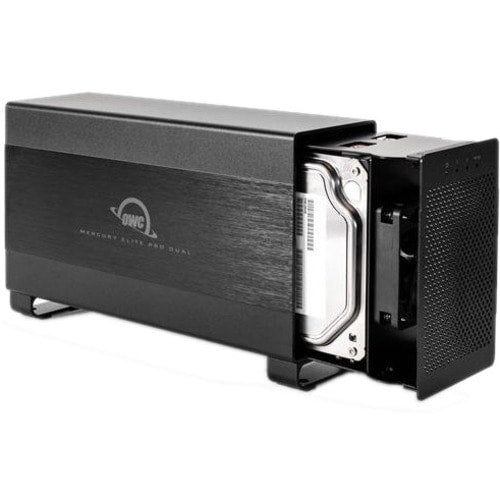 Disco duro externo Mercury Elite Pro de 32 TB con doble RAID, Thunderbolt 2 y USB 3.2