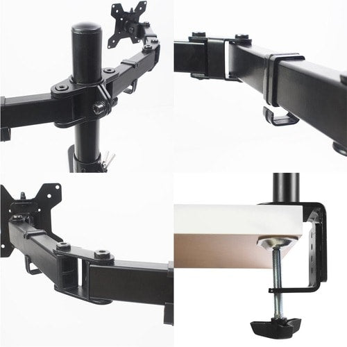Brazo de montaje para monitor Amer 2XC - Negro