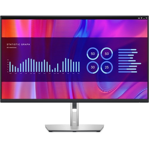 Monitor LCD Dell P3223DE de 32" QHD - 16:9 - Negro, Plateado