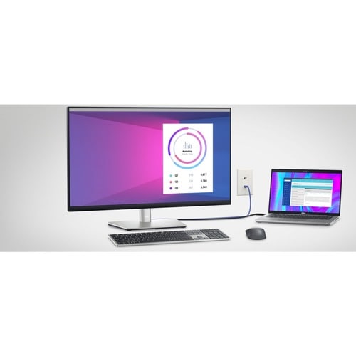 Monitor LCD Dell P3223DE de 32" QHD - 16:9 - Negro, Plateado