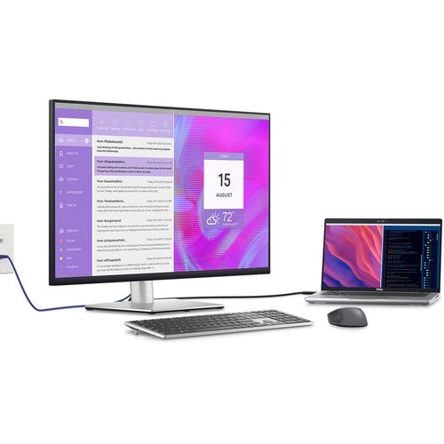 Monitor LCD Dell P3223DE de 32" QHD - 16:9 - Negro, Plateado