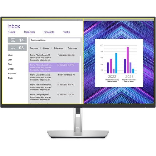 Monitor LCD Dell P3223DE de 32" QHD - 16:9 - Negro, Plateado