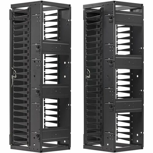 Organiseur de câbles Tripp Lite by Eaton SRCABLEVRT12HD - Passe-câbles - Noir