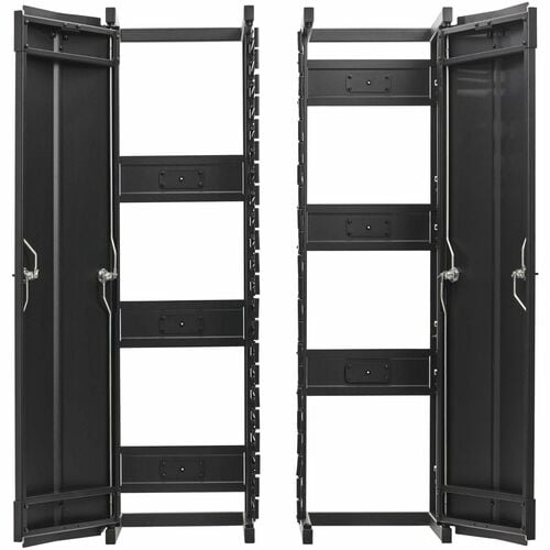 Organiseur de câbles Tripp Lite by Eaton SRCABLEVRT12HD - Passe-câbles - Noir