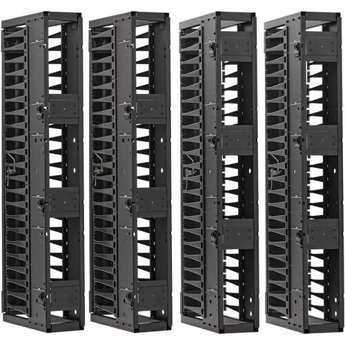 Organiseur de câbles Tripp Lite by Eaton SRCABLEVRT6HD2 - Passe-câbles - Noir