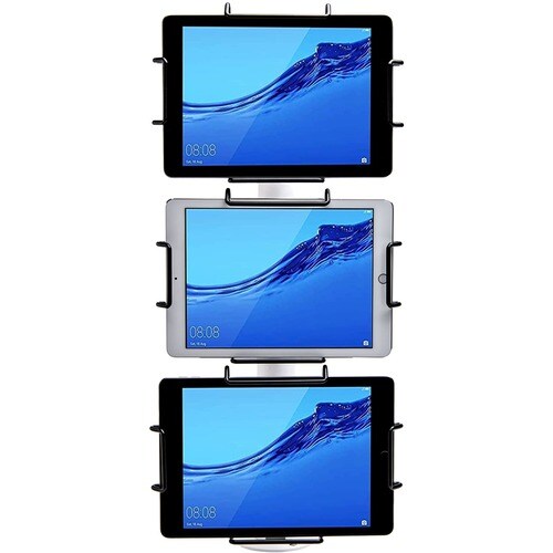 Soporte de poste Star Micronics para tableta - Blanco - Compatible con 3 pantallas - Pantalla de 22"
